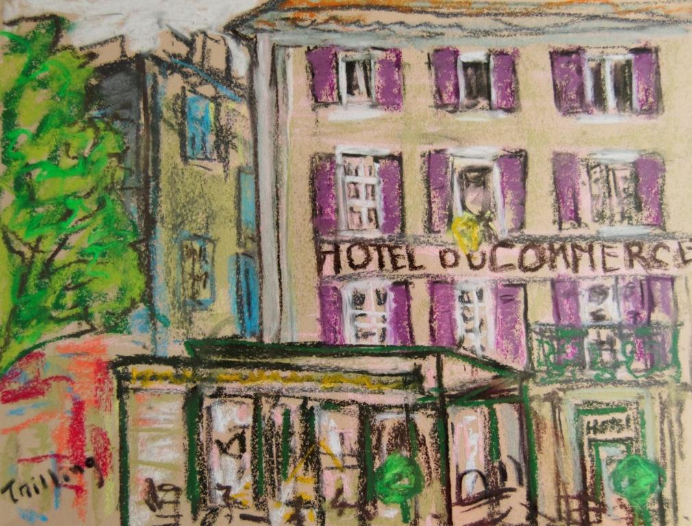 Hotel Du Commerce Pont-Saint-Esprit Exteriör bild